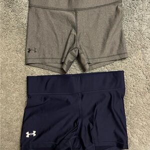 Under armour spandex running shorts